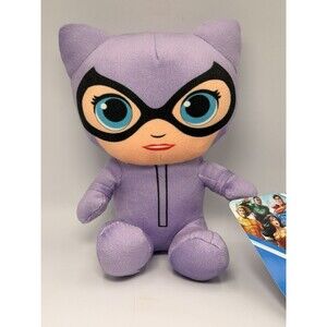 DC Comics Catwoman Purple Plush 7” Toy Factory Big Head Justice League NWT
